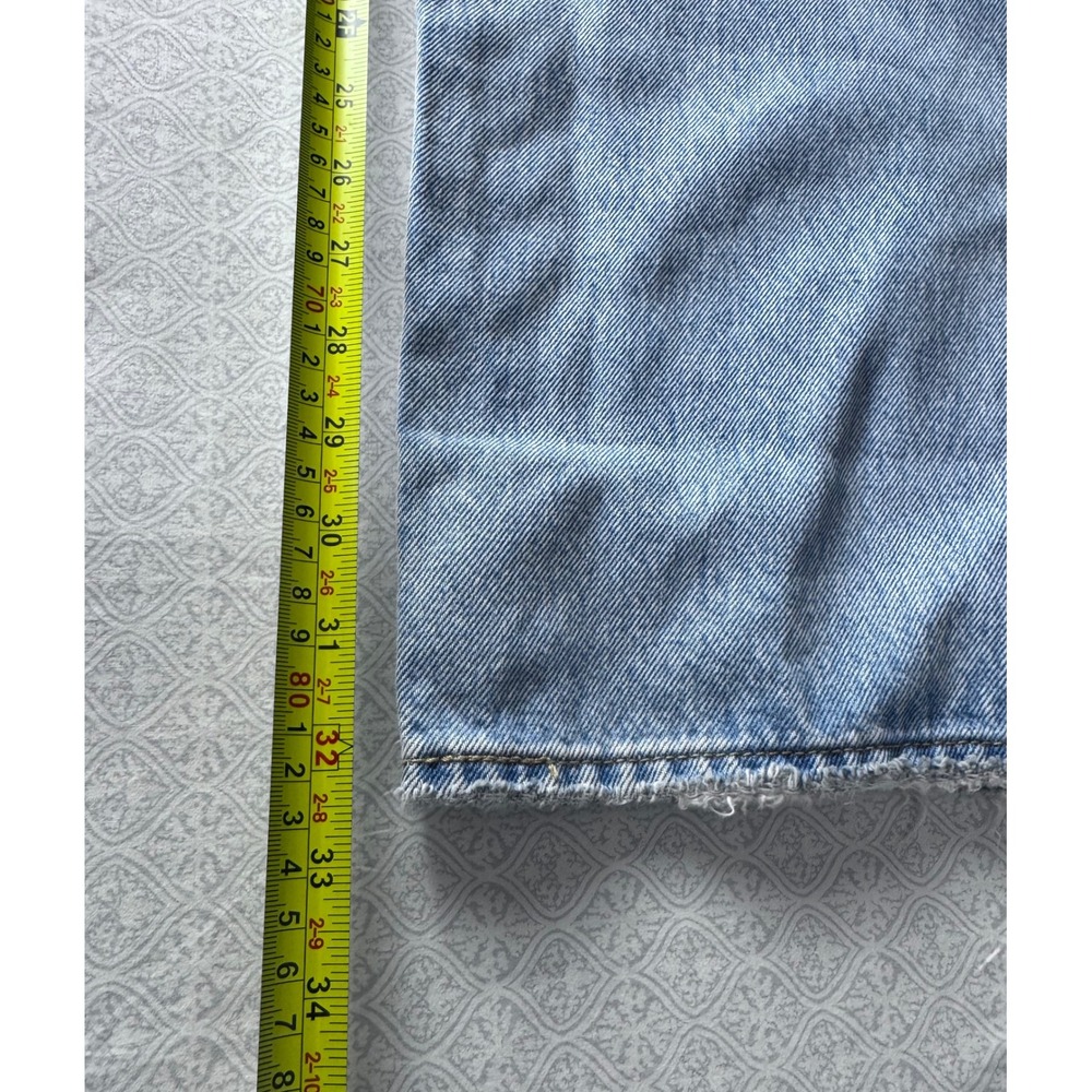 Levis Premium Low Loose Jeans Womens 28x32 Light Wash Distressed Ripped NWT‎ - Picture 10 of 12